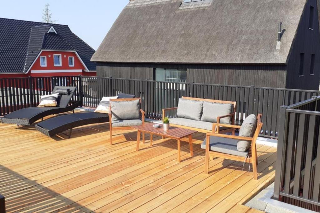 Fh Magnolia Fuer 12 Pers. Mit Terrasse + Dachterasse Villa Born Exterior photo